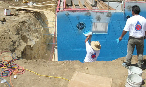 Basement Waterproofing application