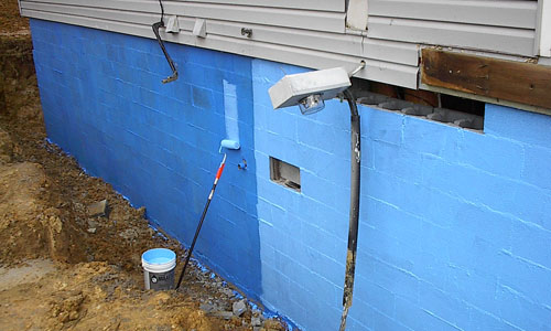 Foundation & Wall Waterproofing example